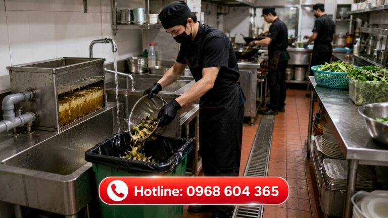 Giải Pháp Thông Tắc Cống Cho Quán Ăn Nhà Hàng Hà Nội Hiệu Quả, Xử Lý Nhanh Chỉ Trong 30 Phút