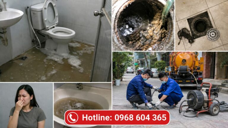 Lý do nên chọn dịch vụ thông tắc cống khu vực Hà Đông nhanh chóng, sạch triệt để 24/7