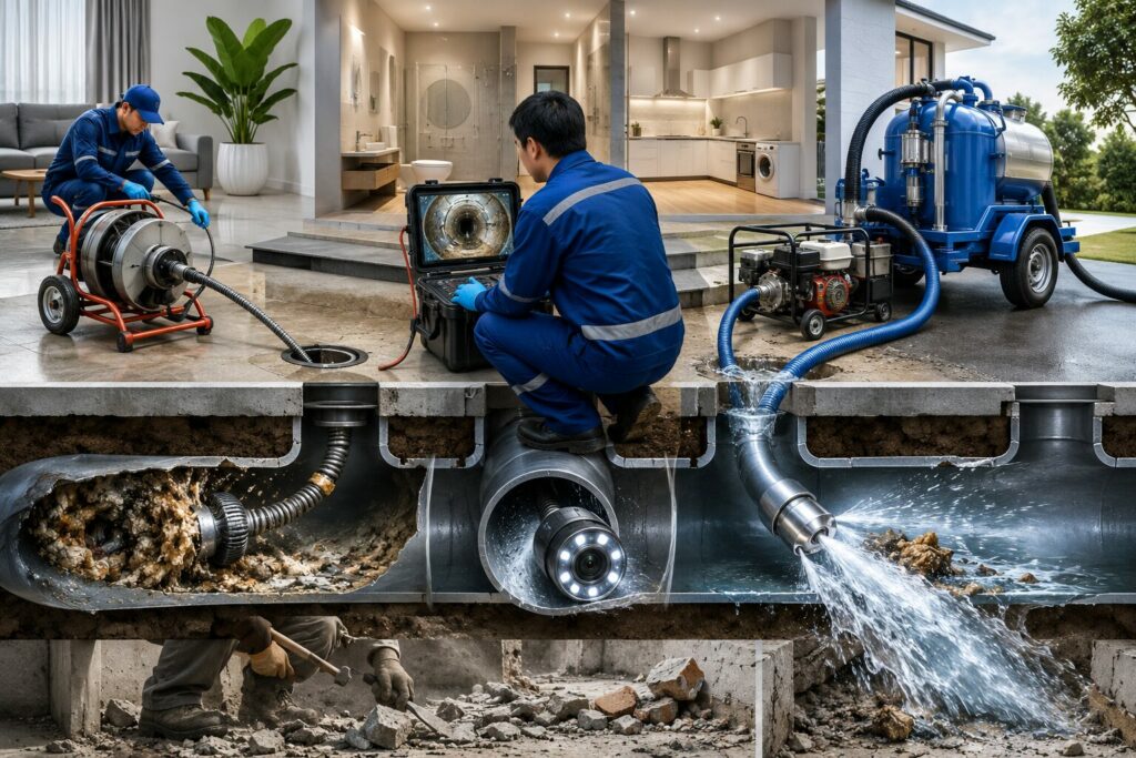 Cách Thông Tắc Cống Ngầm Hiệu Quả Tại Nhà & Giải Pháp Không Cần Đục Phá Triệt Để 4 Cách Thông Tắc Cống Ngầm Hiệu Quả Tại Nhà & Giải Pháp Không Cần Đục Phá Triệt Để
