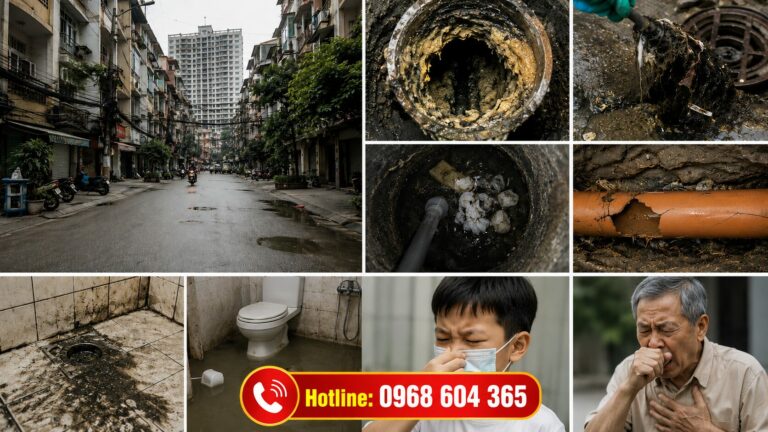 Giải pháp thông tắc cống tại Thanh Trì nhanh chóng, giá rẻ và hiệu quả tận nhà (Cập nhật 2026)