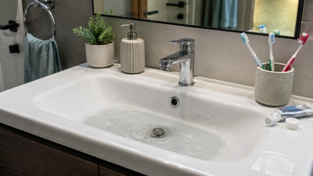 Thông tắc lavabo nhà vệ sinh: 7 Cách xử lý nhanh tại nhà & dấu hiệu cần gọi thợ 1 Thông tắc lavabo nhà vệ sinh: 7 Cách xử lý nhanh tại nhà & dấu hiệu cần gọi thợ